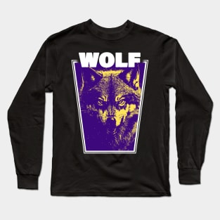 Angry Wolf Nature Long Sleeve T-Shirt